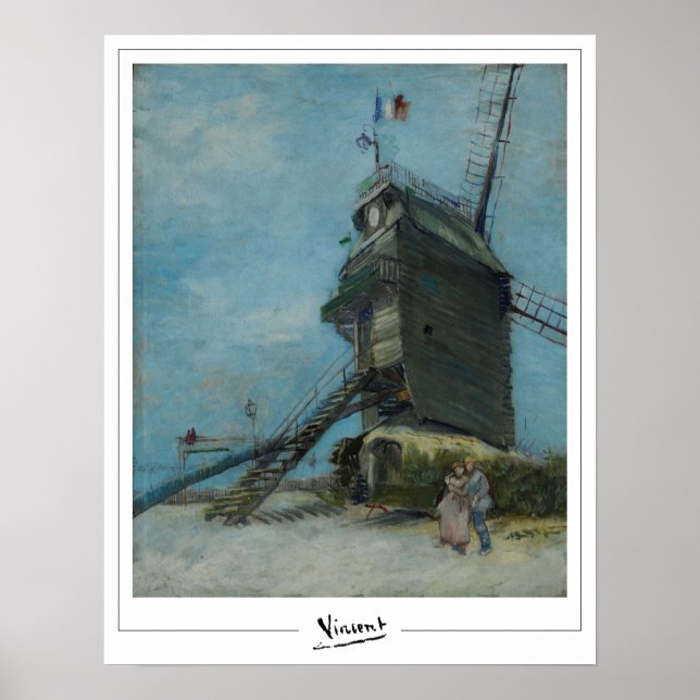 Vincent Van Gogh Zedign Art Poster nr 57 (Framsidan)