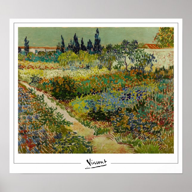 Vincent Van Gogh Zedign Art Poster nr 6-2 (Framsidan)