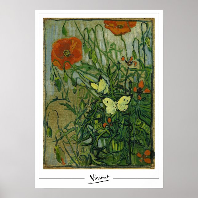 Vincent Van Gogh Zedign Art Poster nr 8-2 (Framsidan)