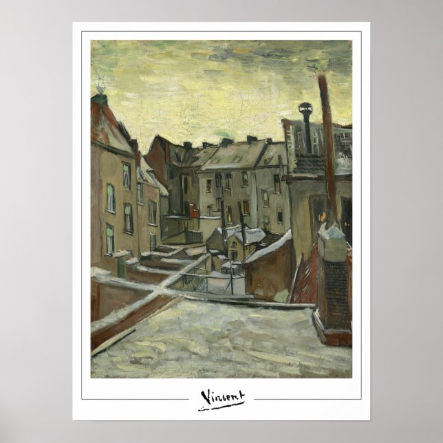 Vincent Van Gogh Zedign Konstaffisch #10-3 Poster (Framsidan)