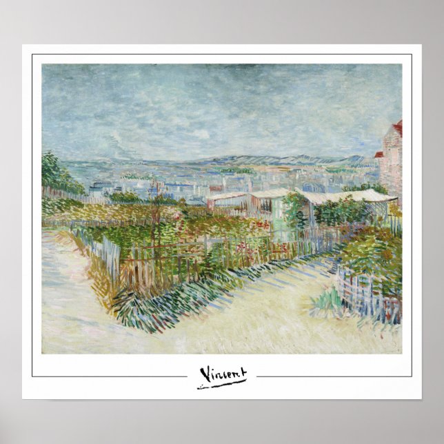 Vincent Van Gogh Zedign Konstaffisch #21-3 Poster (Framsidan)
