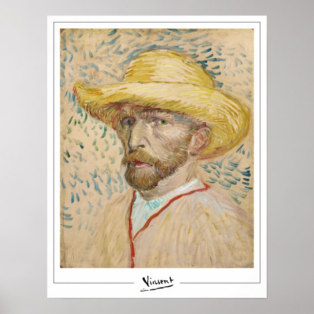 Vincent Van Gogh Zedign Konstaffisch #22-3 Poster (Framsidan)
