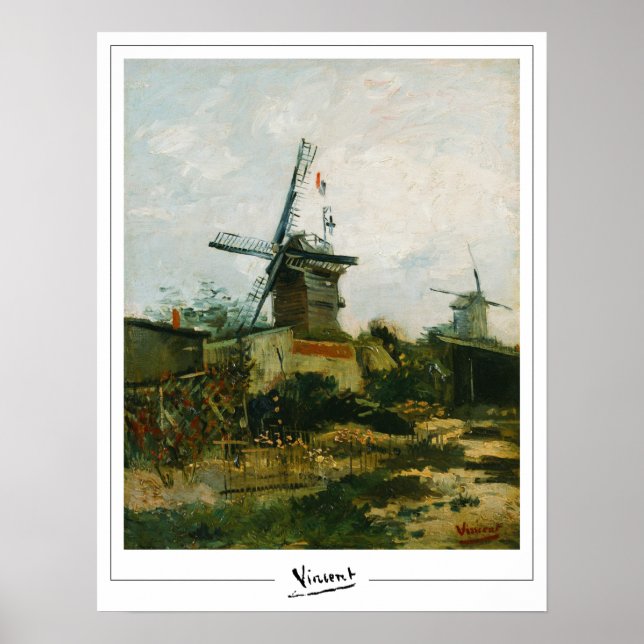 Vincent Van Gogh Zedign Konstaffisch #22 Poster (Framsidan)