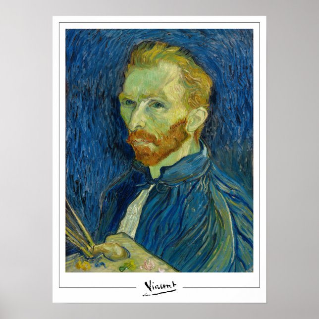 Vincent Van Gogh Zedign konstaffisch #33 Poster (Framsidan)
