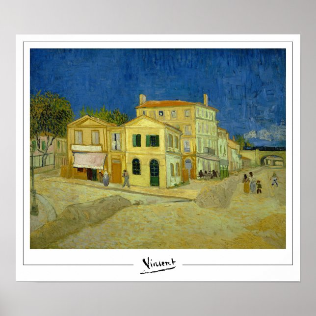 Vincent Van Gogh Zedign konstaffisch #34-3 Poster (Framsidan)