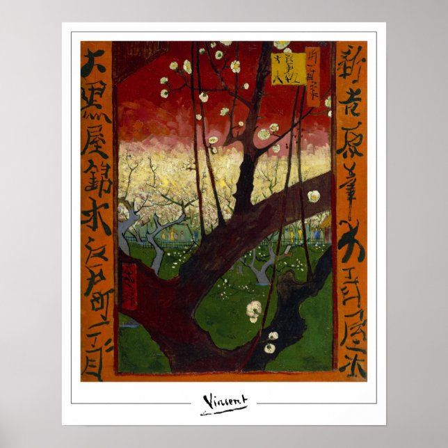 Vincent Van Gogh Zedign Konstaffisch #43-3 Poster (Framsidan)