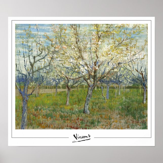 Vincent Van Gogh Zedign Konstaffisch #44-2 Poster (Framsidan)