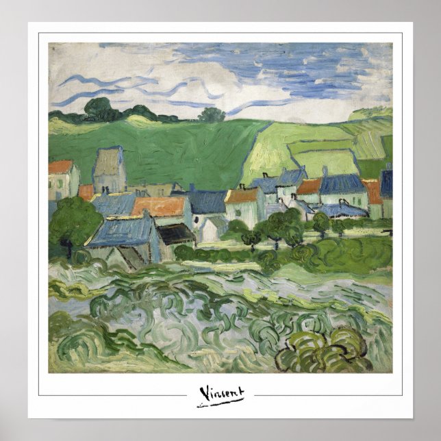 Vincent Van Gogh Zedign Konstaffisch #4-3 Poster (Framsidan)