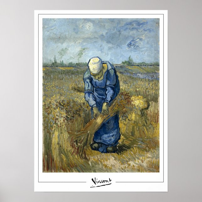 Vincent Van Gogh Zedign konstaffisch #50-3 Poster (Framsidan)