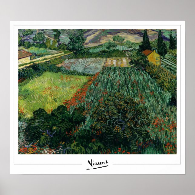 Vincent Van Gogh Zedign Konstaffisch #55-2 Poster (Framsidan)