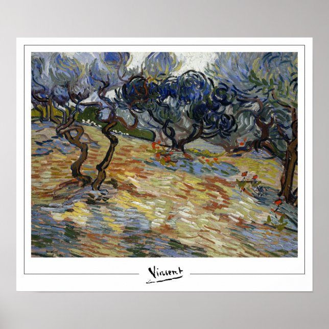 Vincent Van Gogh Zedign konstaffisch #55 Poster (Framsidan)