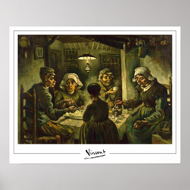 Vincent Van Gogh Zedign konstaffisch #56 Poster (Framsidan)