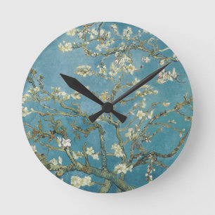 Vincent van Gogh's Almond blommar (1890) Rund Klocka
