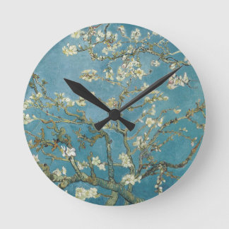 Vincent van Gogh's Almond blommar (1890) Rund Klocka