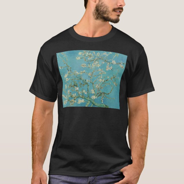 Vincent Van Gogh's Almond Blommars T-shirt (Framsida)