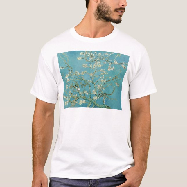 Vincent Van Gogh's Almond Blommars Tee Shirt (Framsida)