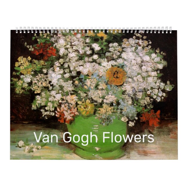 Vincent van Goghs blomstermålningar Kalender (Omslag)