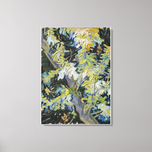 Vincent van Gogh's Blossoming Acacia Grenar (189 Canvastryck