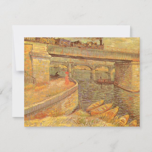 Vincent van Goghs Broar över Seine Asnieres (Framsida)