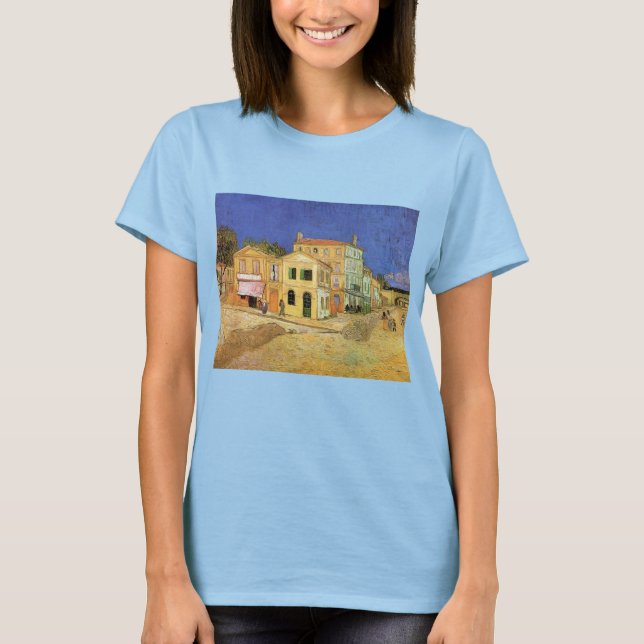Vincent van Goghs hus i Arles av Vincent van Gogh T Shirt (Framsida)