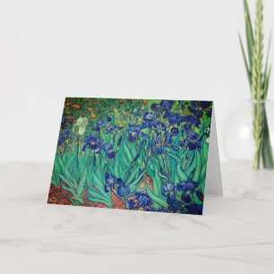 Vincent van Gogh's Irises: Blank Kort