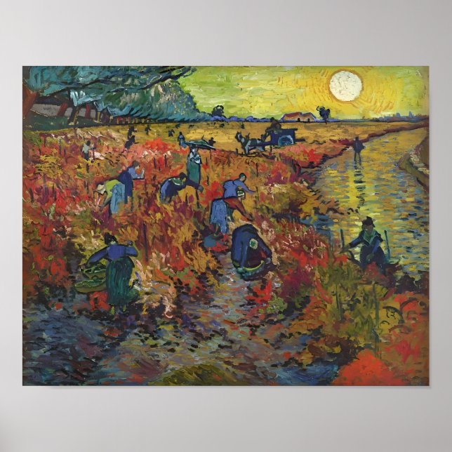 Vincent Van Goghs konststil Poster (Framsidan)