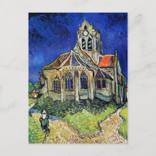 Vincent van Goghs kyrka vid Auvers Vykort