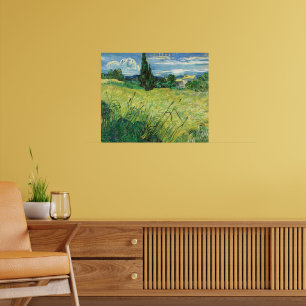 Vincent van Goghs målning, Grönt Fält, Poster