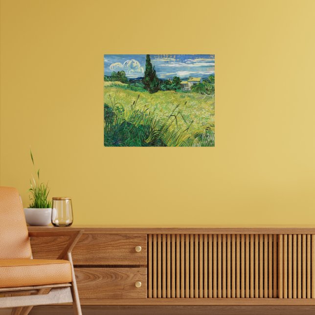 Vincent van Goghs målning, Grönt Fält, Poster (Vardagsrum 2)