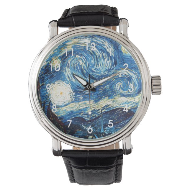 Vincent van Goghs målning, Stjärnnatt, Armbandsur (Framsida)