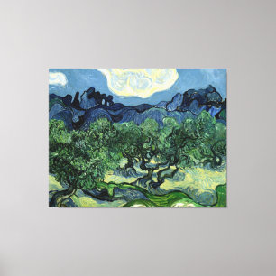 Vincent van Gogh's Olive Träd (1889) Canvastryck