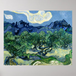 Vincent van Goghs olivträd Poster