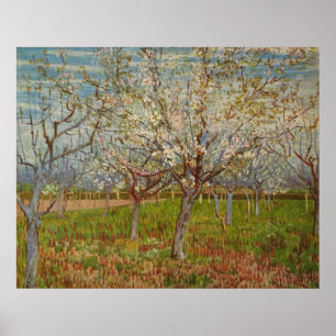 Vincent van Gogh's "Rosa Orchard" (1888) Poster