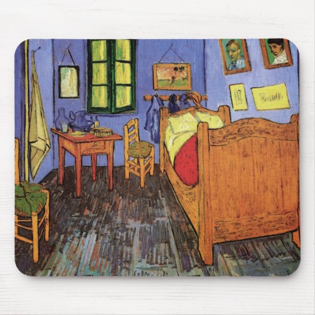 Vincent van Goghs sovrum i Arles Musmatta (Framsidan)