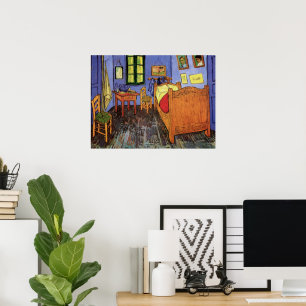 Vincent van Goghs sovrum i Arles Poster