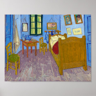 Vincent van Goghs sovrum i Arles Van Gogh Poster