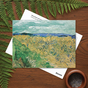 Vincent van Goghs Spannmål sfält med blåklint Vykort