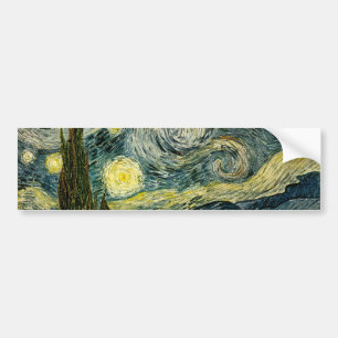 Vincent van Gogh's Starry Natt (1889) Bildekal