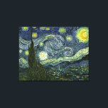 Vincent van Gogh's Starry Natt (1889) Canvastryck<br><div class="desc">En klassisk 1889 Post impressionist-målning, grafik som har blivit offentlig och som ger underbara gåvor och andra produkter. Van Gogh gång skrev: "Det verkar ofta som om natten är ännu rikare färgad än dagen, med nyanser av de mest intensiva våldsamheterna, blåsorna och gröntarna. Om ni bara betalar uppmärksamheten på den,...</div>