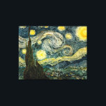Vincent van Gogh's Starry Natt (1889) Canvastryck<br><div class="desc">En klassisk 1889 Post impressionist-målning, grafik som har blivit offentlig och som ger underbara gåvor och andra produkter. Van Gogh gång skrev: "Det verkar ofta som om natten är ännu rikare färgad än dagen, med nyanser av de mest intensiva våldsamheterna, blåsorna och gröntarna. Om ni bara betalar uppmärksamheten på den,...</div>