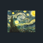 Vincent van Gogh's Starry Natt (1889) Canvastryck<br><div class="desc">En klassisk 1889 Post impressionist-målning, grafik som har blivit offentlig och som ger underbara gåvor och andra produkter. Van Gogh gång skrev: "Det verkar ofta som om natten är ännu rikare färgad än dagen, med nyanser av de mest intensiva våldsamheterna, blåsorna och gröntarna. Om ni bara betalar uppmärksamheten på den,...</div>