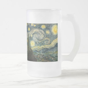Vincent van Gogh's Starry Natt (1889) Frostat Ölglas