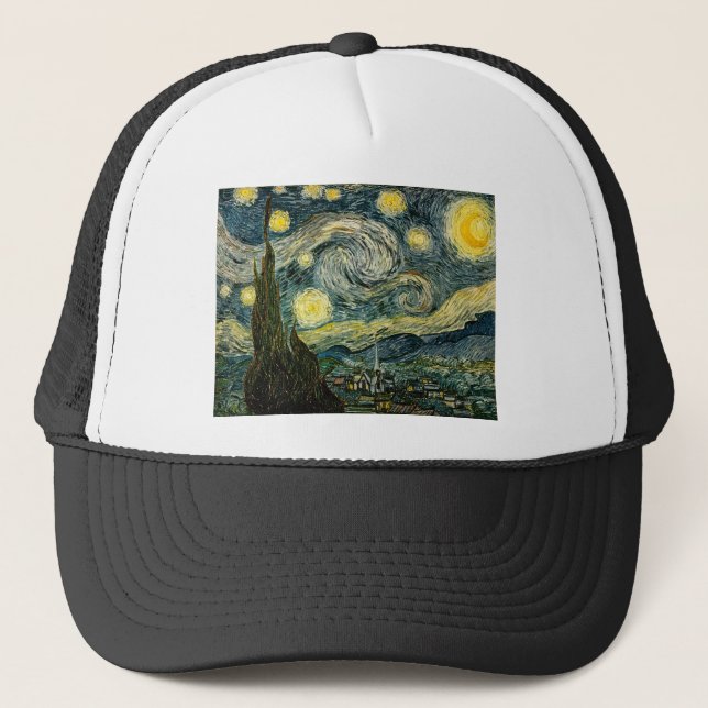 Vincent van Gogh's Starry Natt (1889) Keps (Framsida)