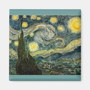 Vincent van Gogh's Starry Natt (1889) Magnet