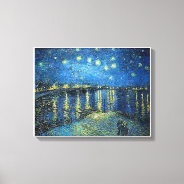 Vincent van Gogh's Starry Night Canvastryck (Framsida)
