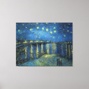 Vincent van Gogh's Starry Night Over the Rhone Canvastryck