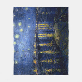 Vincent van Gogh's Starry Night Over the Rhone Fleecefilt