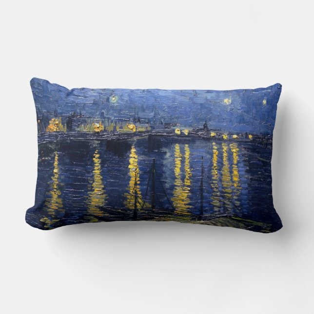 Vincent van Gogh's Starry Night Over the Rhone Lumbarkudde (Framsida)