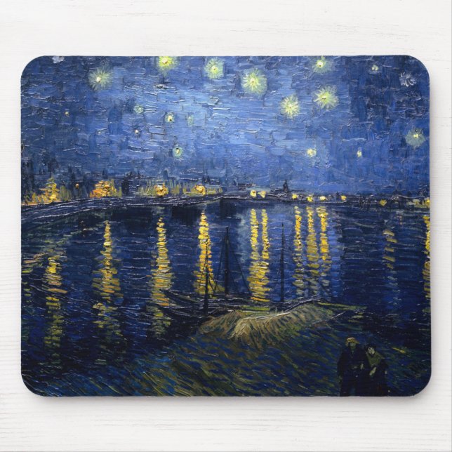 Vincent van Gogh's Starry Night Over the Rhone Musmatta (Framsidan)
