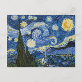 Vincent Van Gogh's Starry Night Vykort